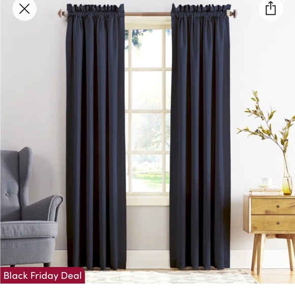 Wayfair Other - Curtains by Millen Wayfair Basics Navy 54 Width 84 Length